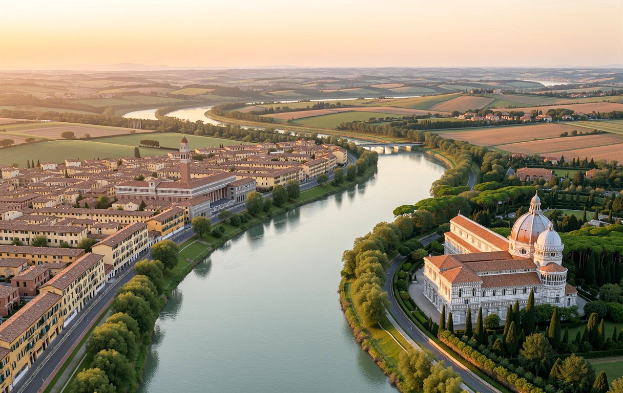 Pisa paesaggio urbano